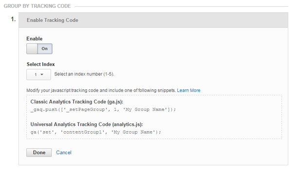 Tracking Code Method
